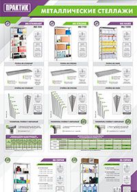 Металлические стеллажи ПРАКТИК (плакат А1)